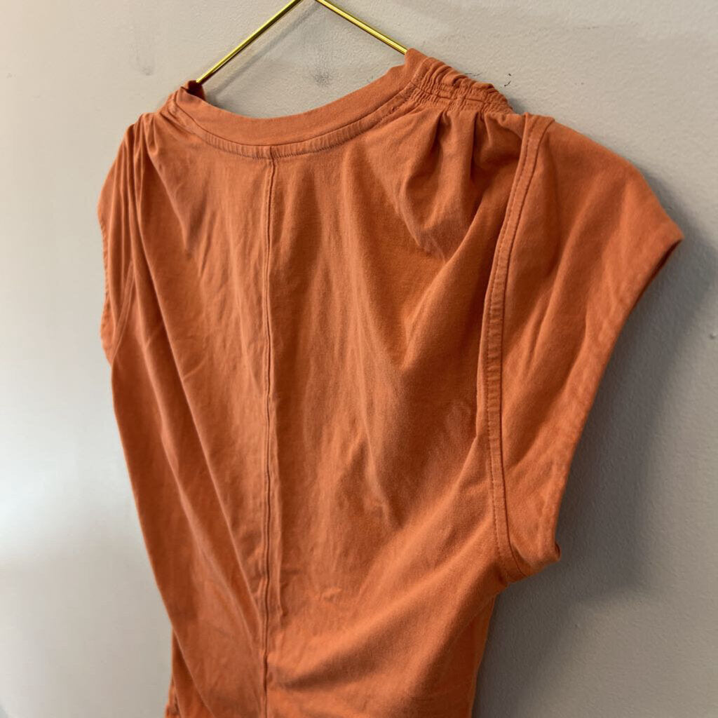 Athleta Orange Short Sleeve Top Small