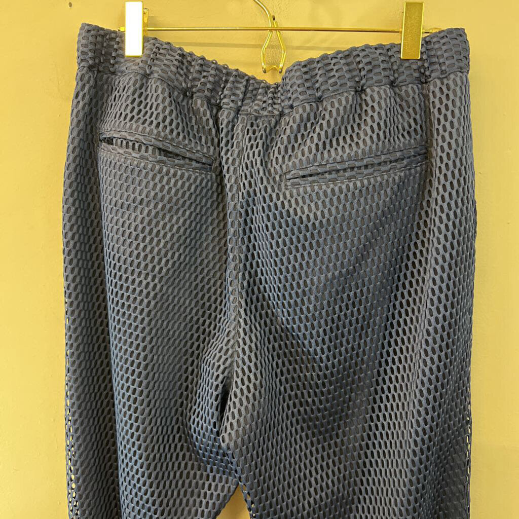 Wild Fang Navy Mesh Pull On Jogger Pants Medium