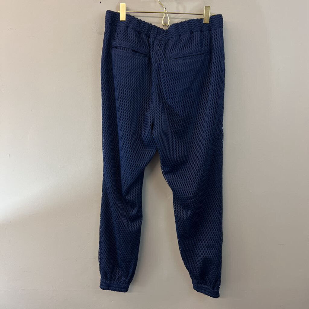 Wild Fang Navy Mesh Pull On Jogger Pants Medium