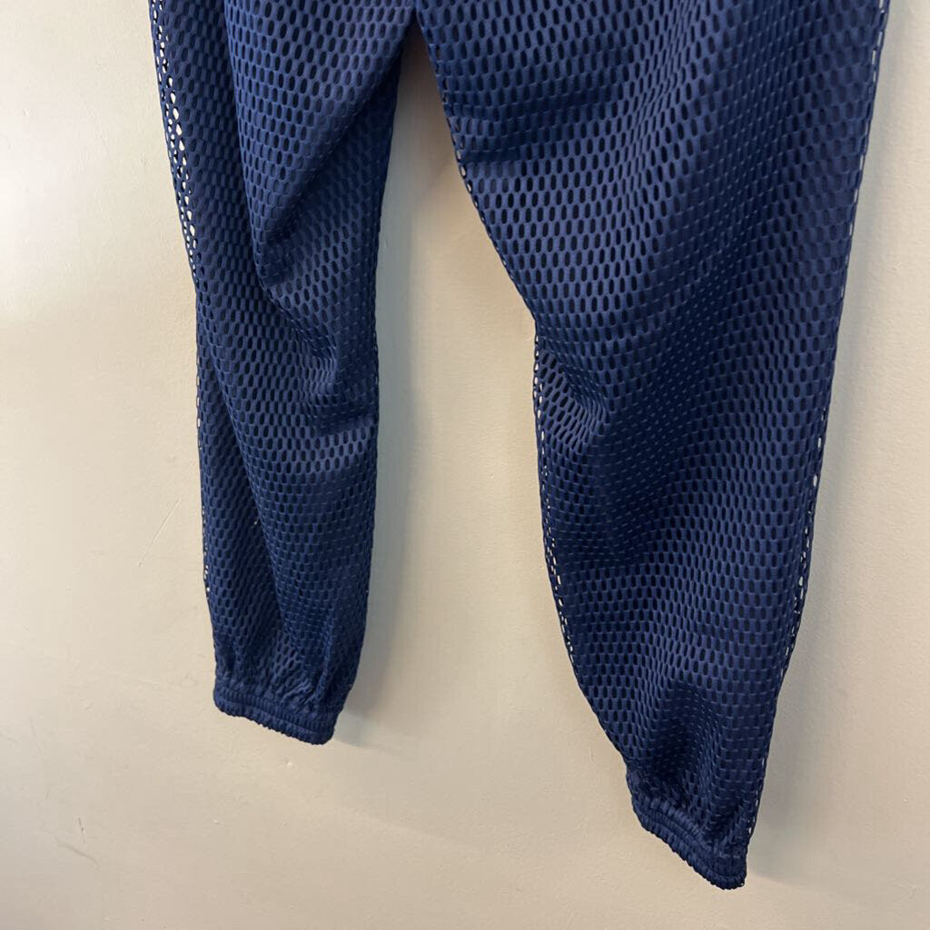 Wild Fang Navy Mesh Pull On Jogger Pants Medium