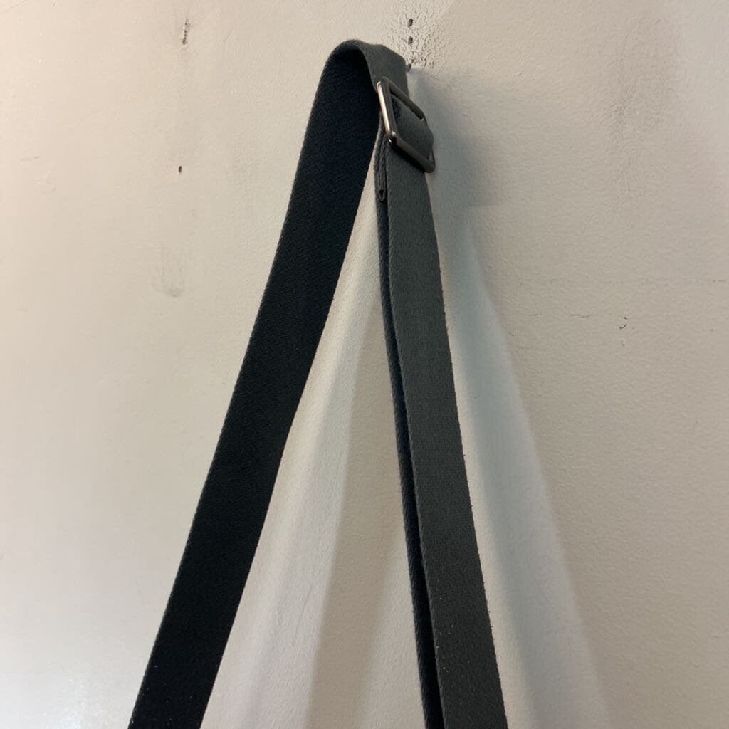 Fossil Grey Leather Messenger Purse