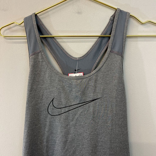 Nike Grey/ Black Logo Tank Top Medium