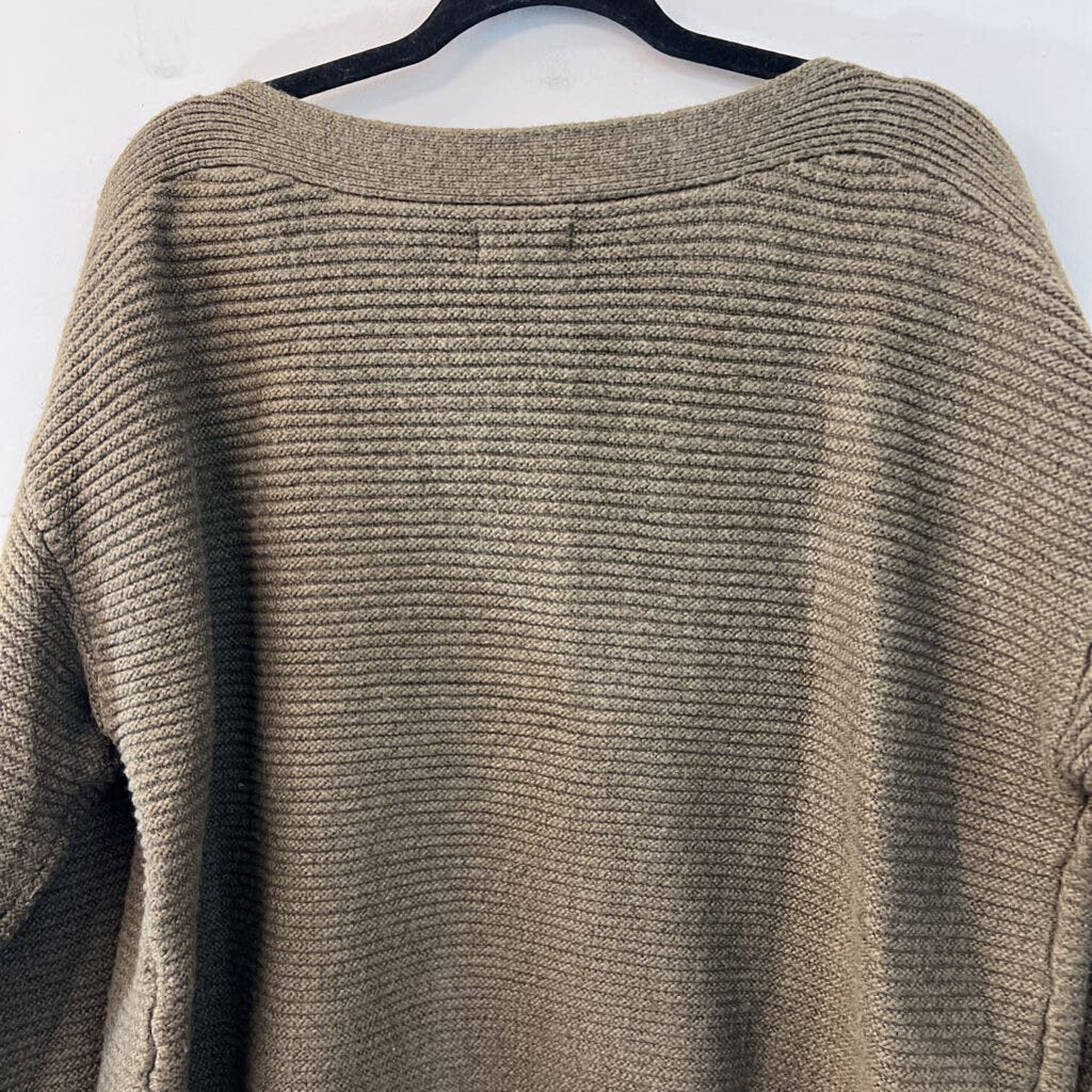 Lou and Grey Green Knit Slouchy Sweater Top Medium