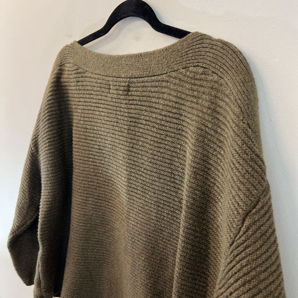 Lou and Grey Green Knit Slouchy Sweater Top Medium