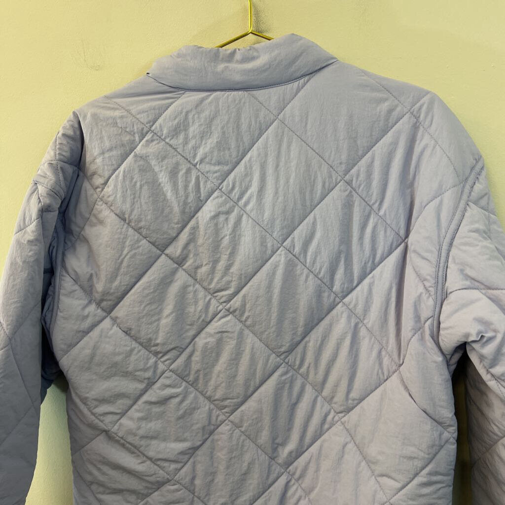 All In Motion Lavender Quilted Zip Up Puffer Jacket Extra Small