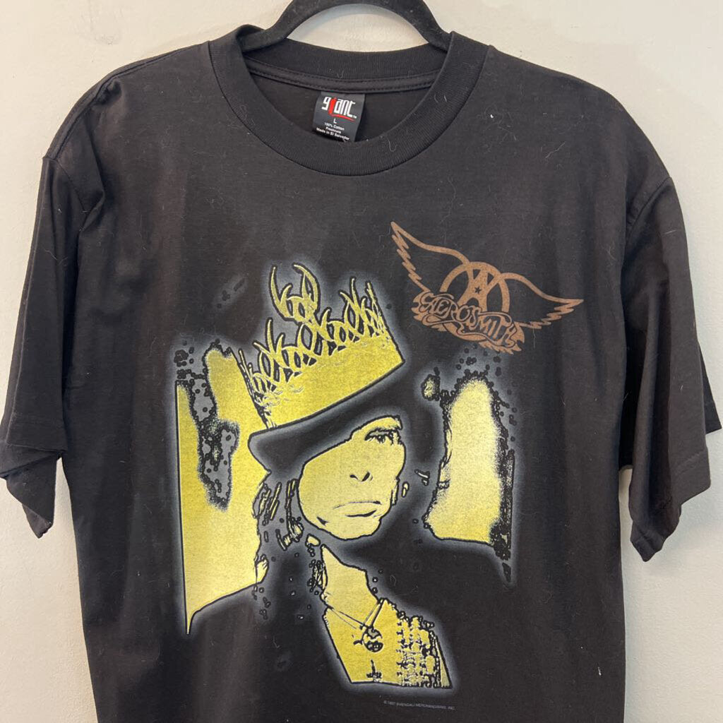 Vintage Giant Aerosmith Band Tee Large
