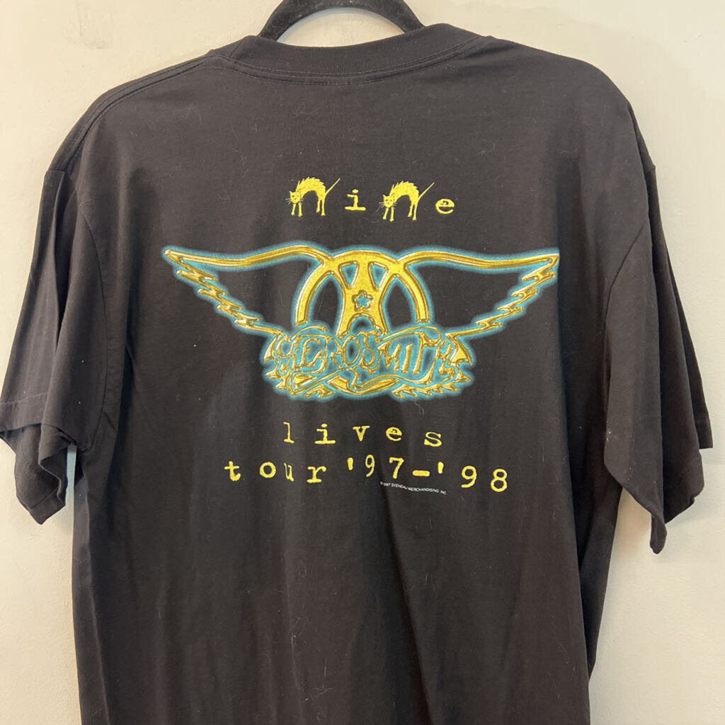 Vintage Giant Aerosmith Band Tee Large