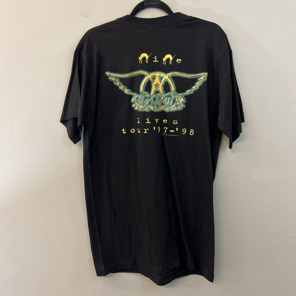 Vintage Giant Aerosmith Band Tee Large
