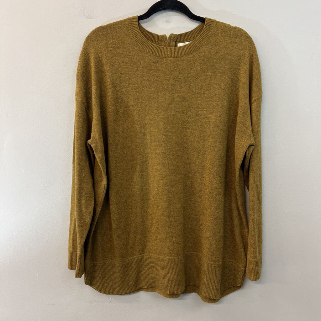 H&M Olive Knit Long Sleeve Sweater Top Large