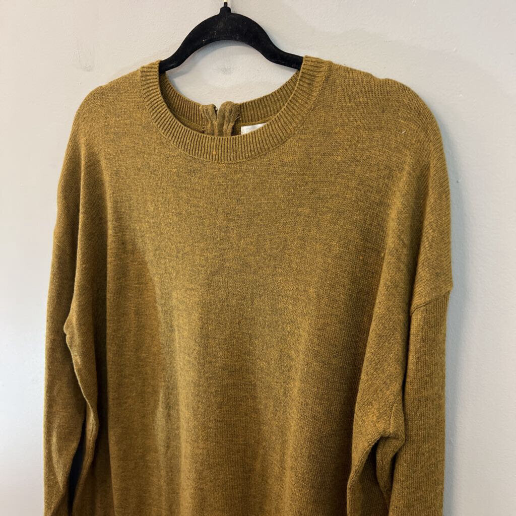 H&M Olive Knit Long Sleeve Sweater Top Large