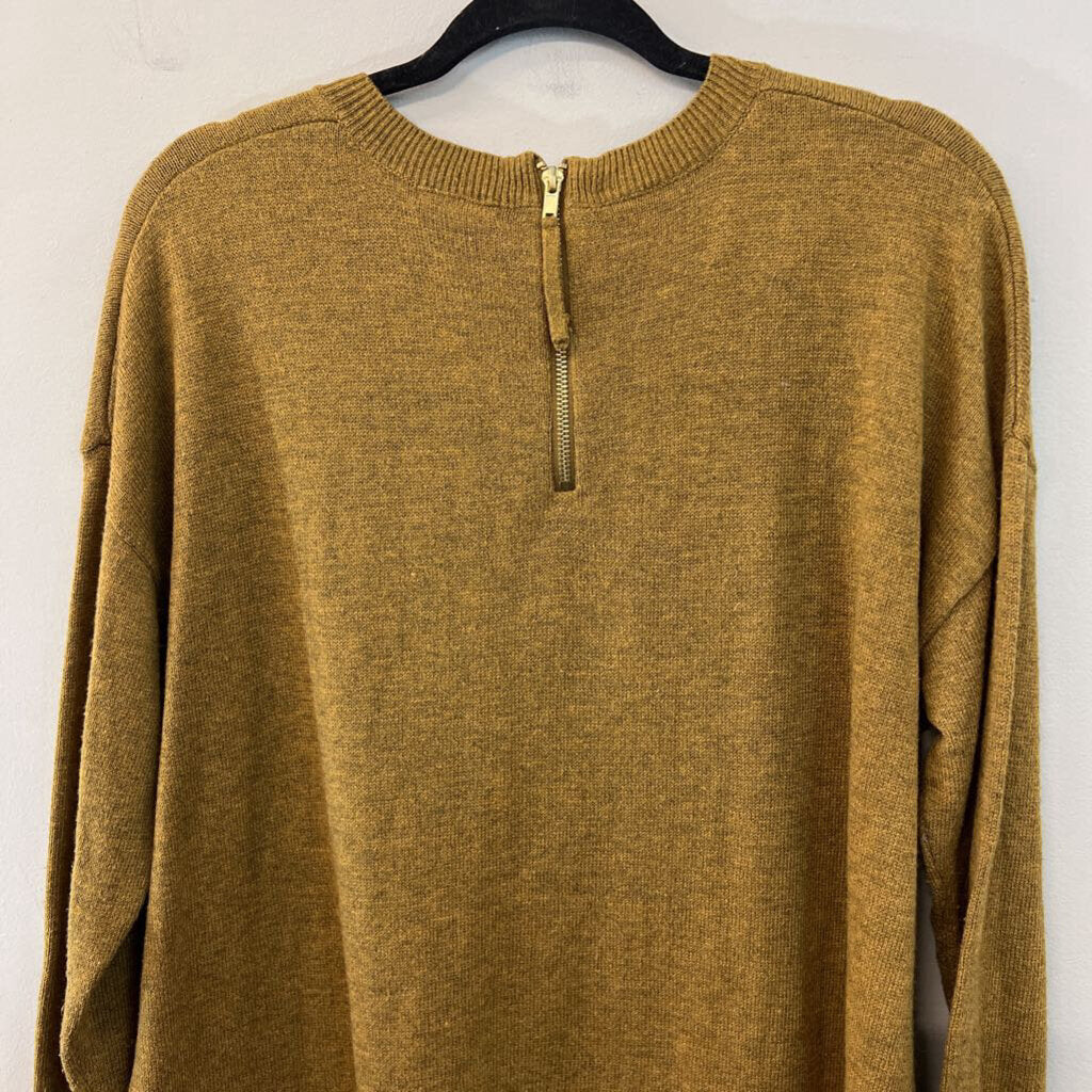 H&M Olive Knit Long Sleeve Sweater Top Large