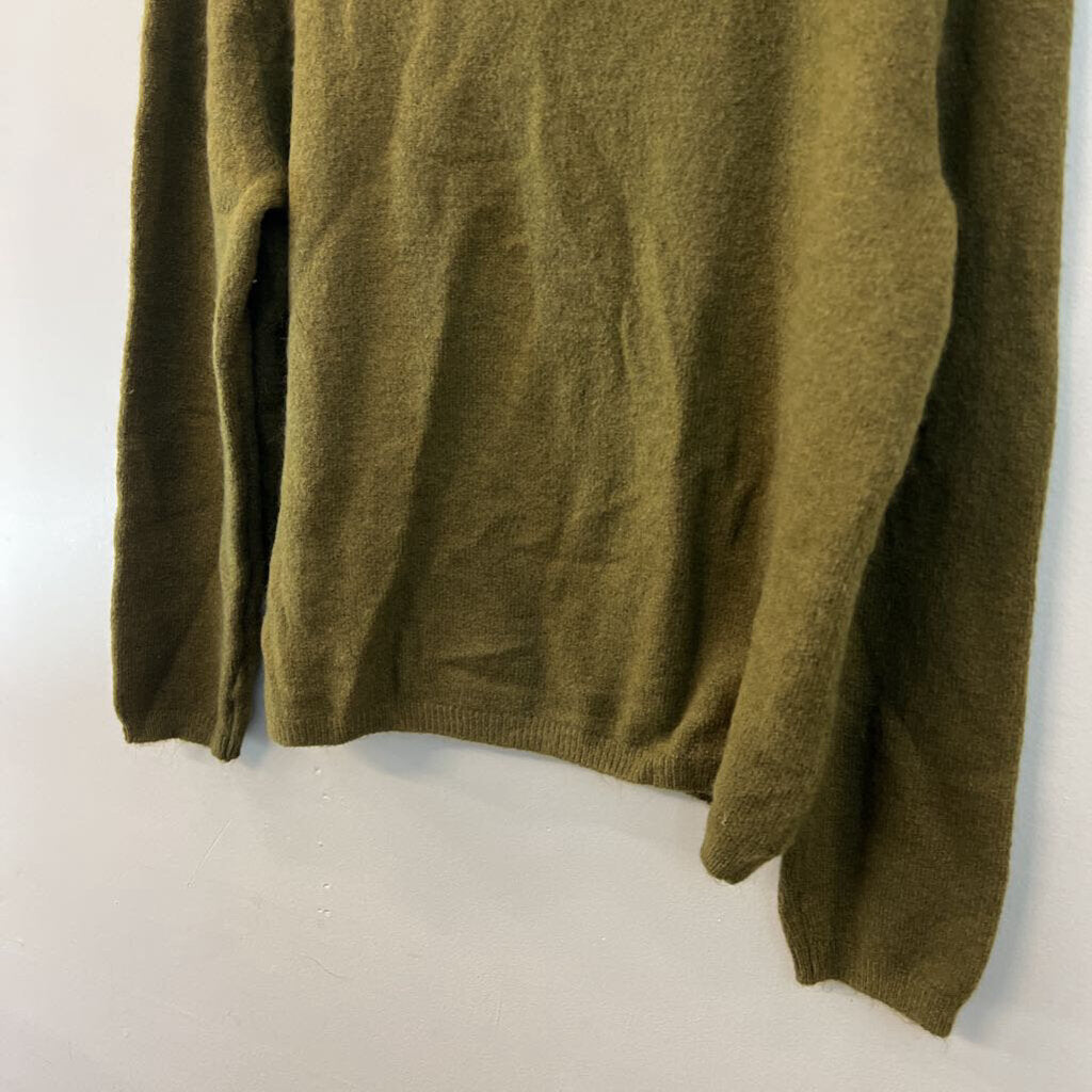 H&M Green Knit Cardigan Sweater Medium