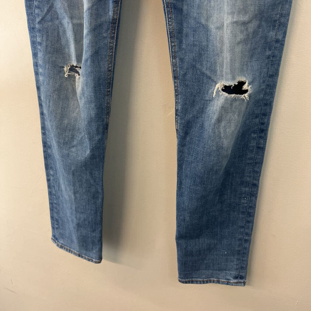 Rag and Bone Light Wash Ore Low Rise Slim Boyfriend Jeans 27