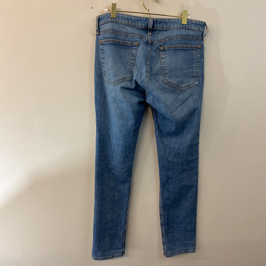 Rag and Bone Light Wash Ore Low Rise Slim Boyfriend Jeans 27