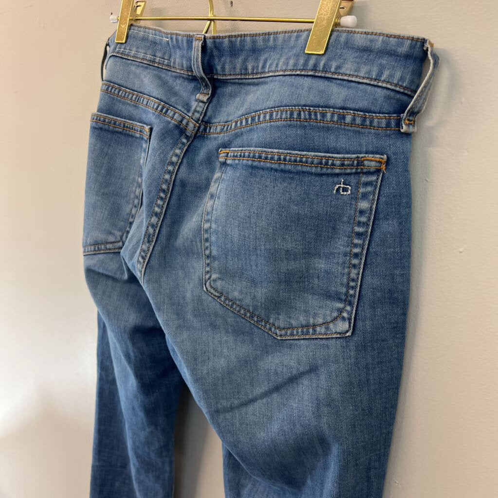 Rag and Bone Light Wash Ore Low Rise Slim Boyfriend Jeans 27
