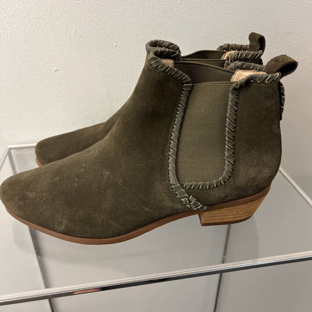 Jack Rogers Poppy Suede Booties 9.5