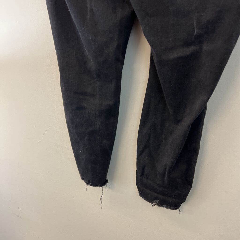 M Jeans Black Distressed Skinny Leg Jeans 18W