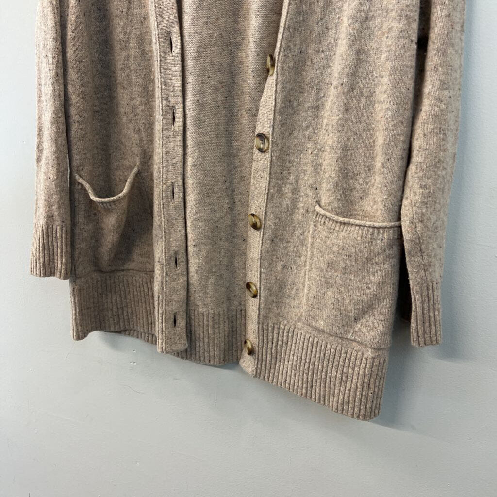Madewell Brown Long Sleeve Cardigan Sweater Small