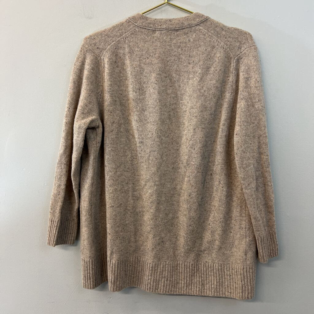 Madewell Brown Long Sleeve Cardigan Sweater Small