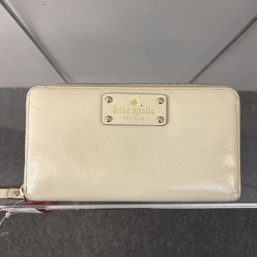 Kate Spade Cream Leather Wallet
