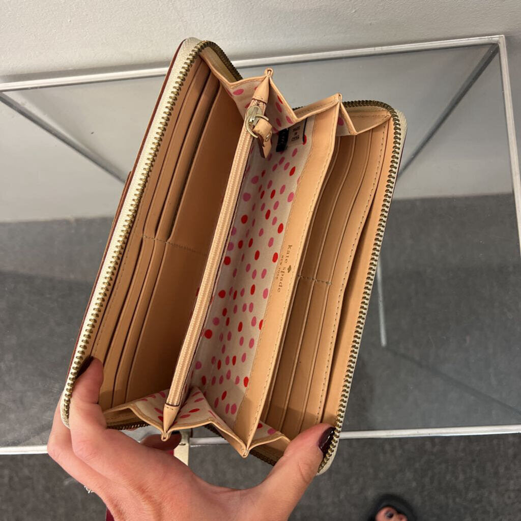 Kate Spade Cream Leather Wallet