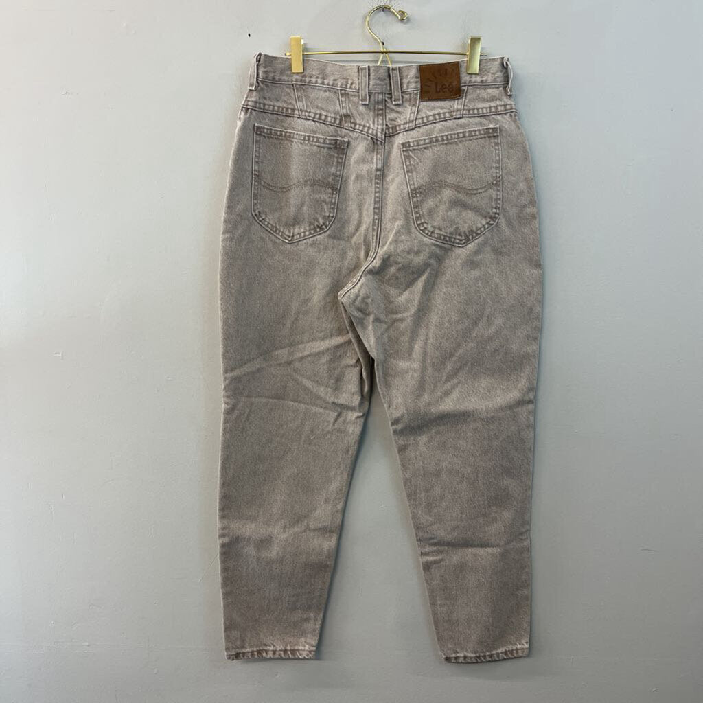 Lee Light Brown Denim Straight Leg Jeans Medium
