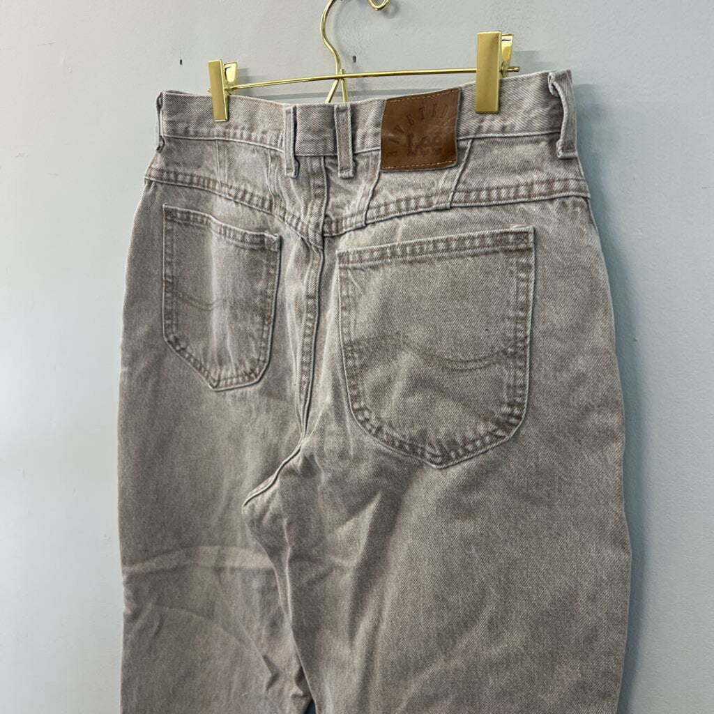 Lee Light Brown Denim Straight Leg Jeans Medium