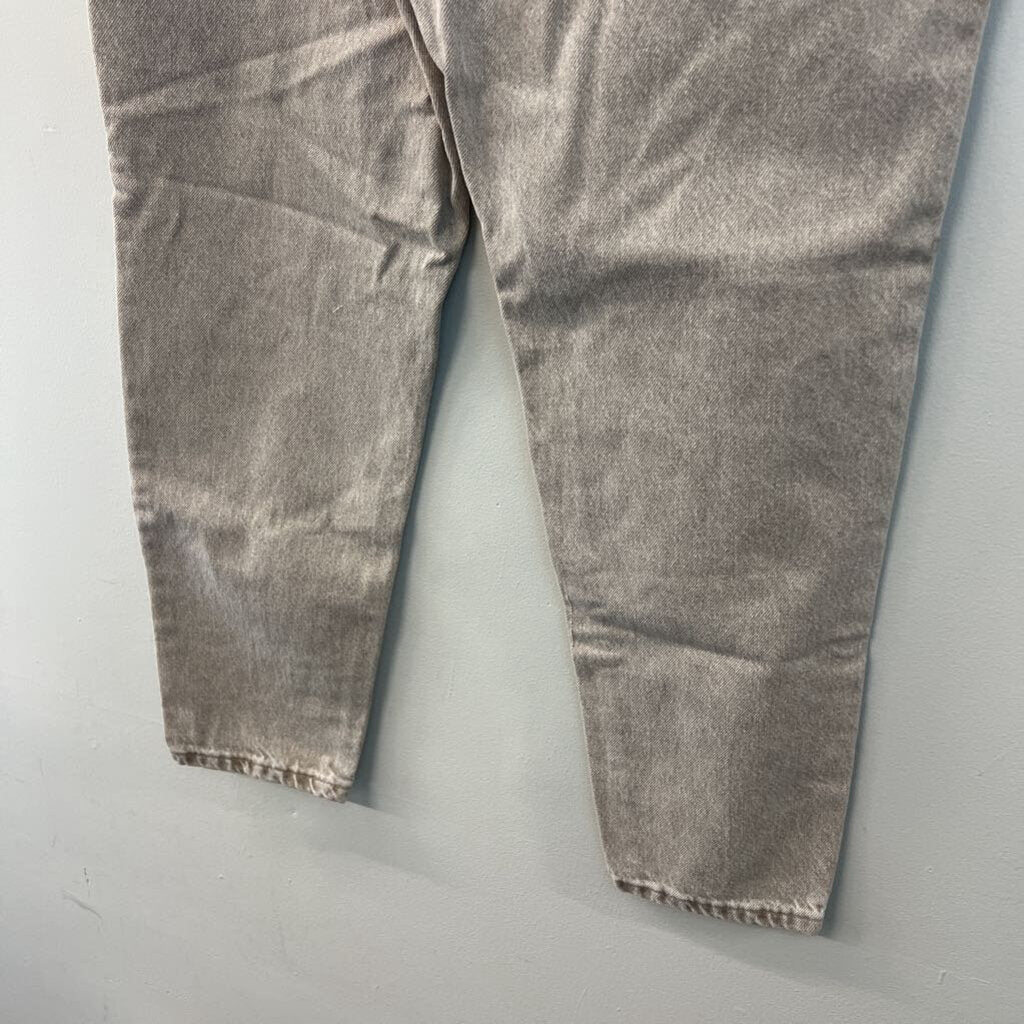 Lee Light Brown Denim Straight Leg Jeans Medium