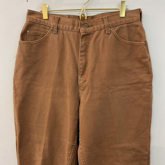 LL Bean Brown Denim Straight Leg Jeans 14