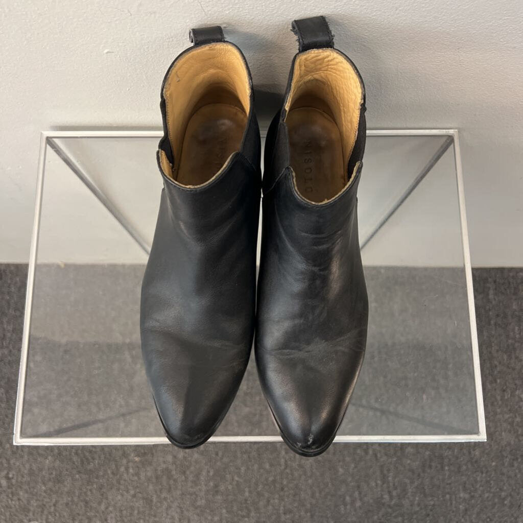 Nisolo Black Leather Eva Everyday Chelsea Boots 7.5