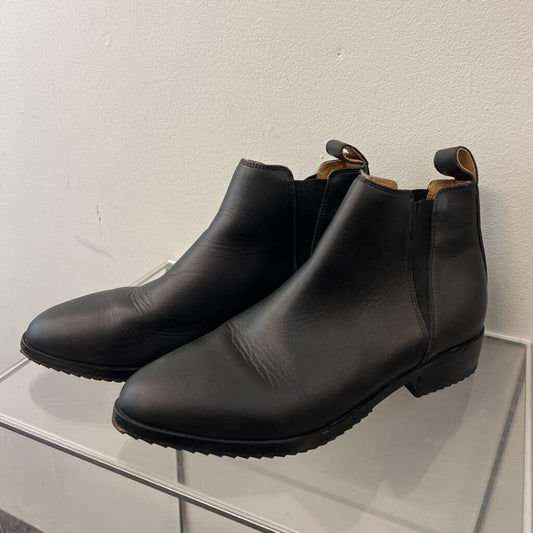 Nisolo Black Leather Eva Everyday Chelsea Boots 7.5