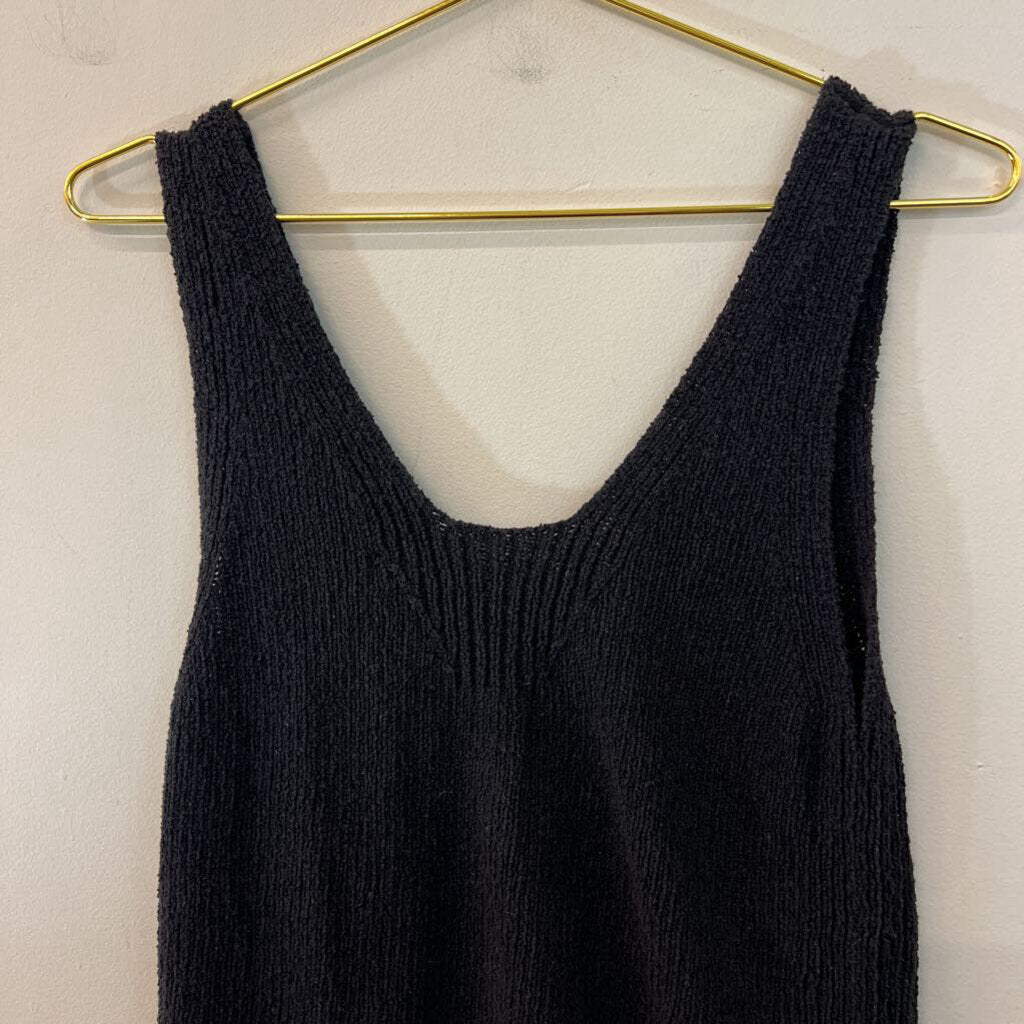Madewell Black Knit Tank Top Extra Small