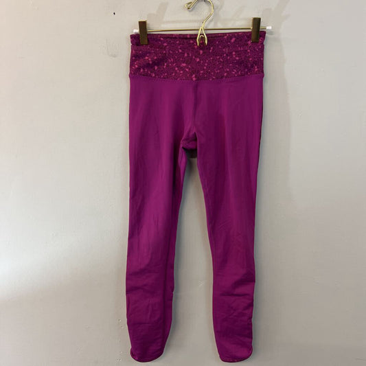 Lululemon Magenta Cropped Leggings 2