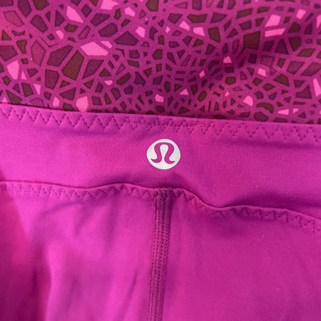 Lululemon Magenta Cropped Leggings 2