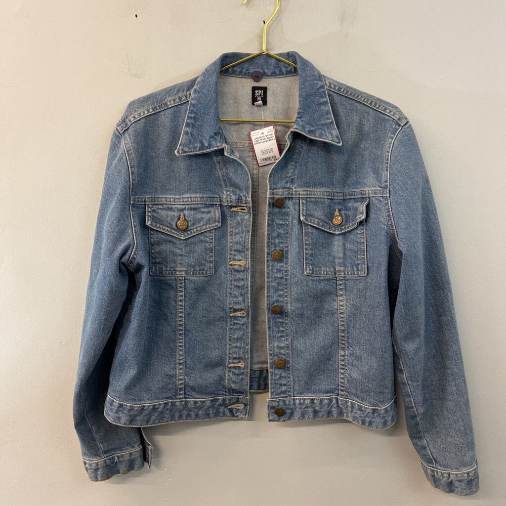 SPI Light Wash Denim Jacket Large