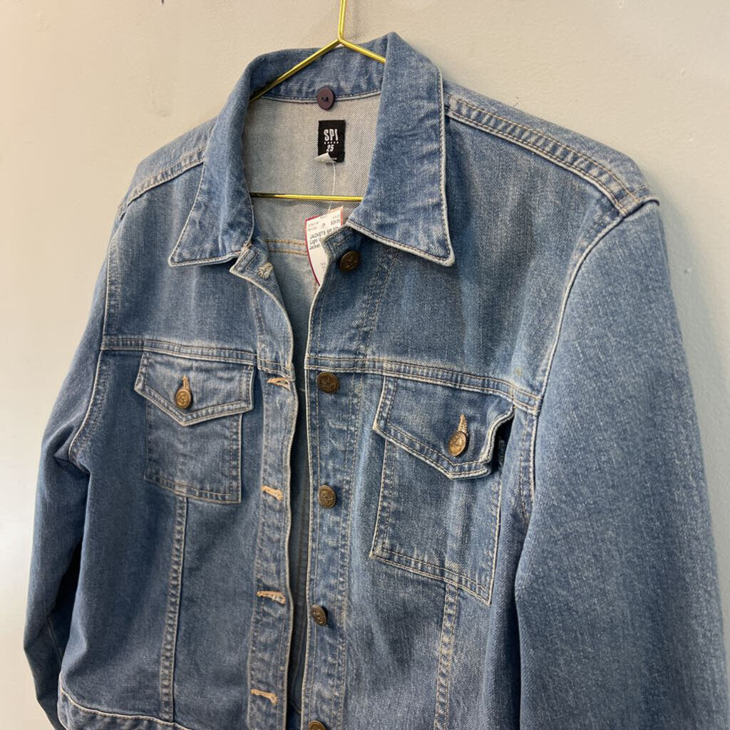SPI Light Wash Denim Jacket Large