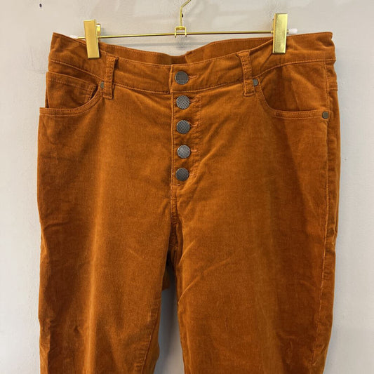Cabi Rust Corduroy SKinny Leg Pants 8