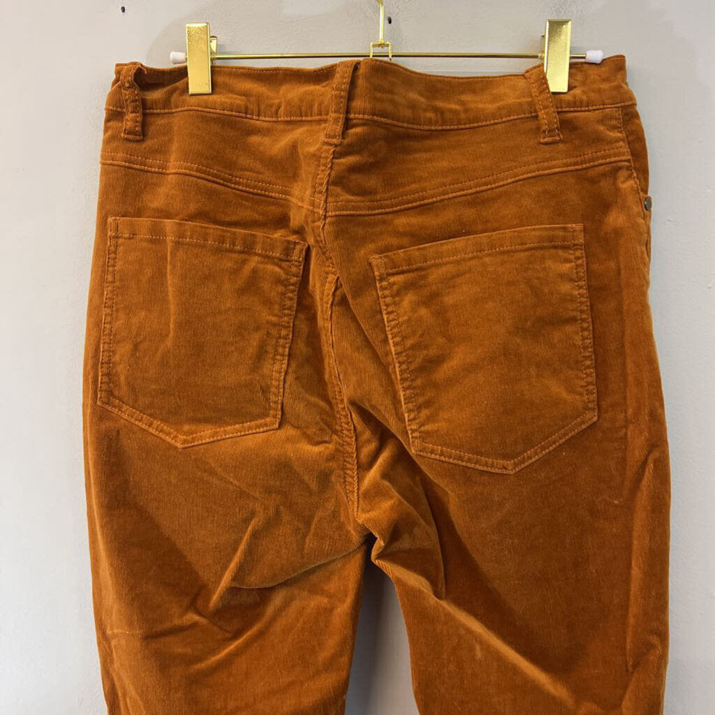 Cabi Rust Corduroy SKinny Leg Pants 8