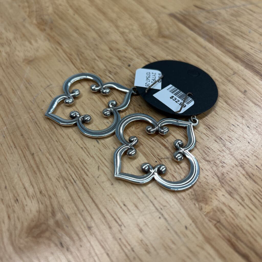 Brighton Silver Drop Earrings