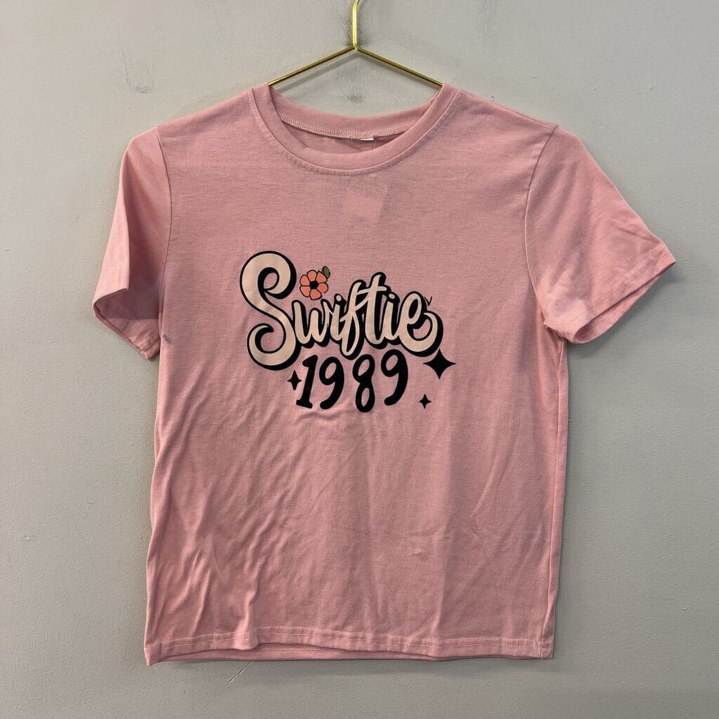 Pink Swiftie Short Sleeve Graphic Tee Extra Small