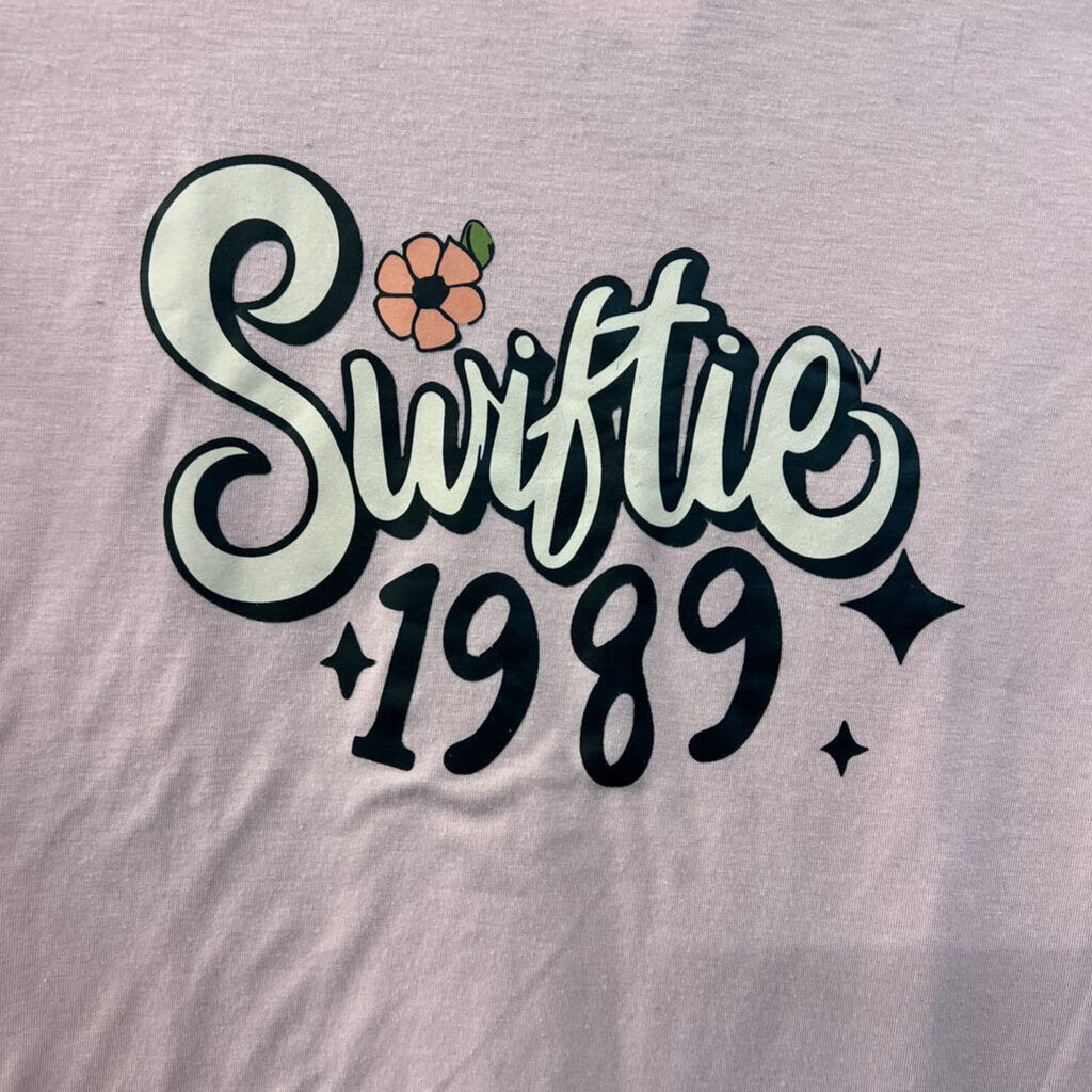 Pink Swiftie Short Sleeve Graphic Tee Extra Small