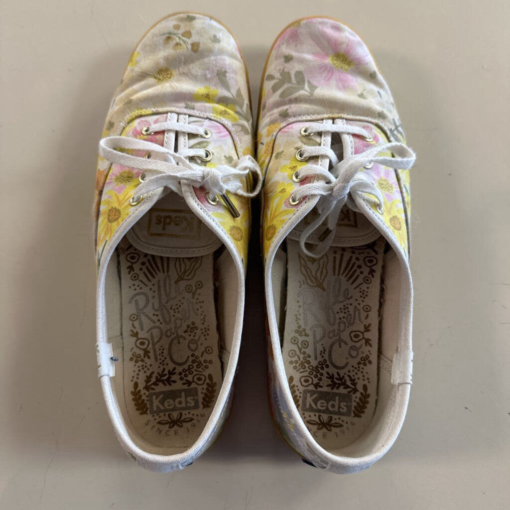 Keds X Rifle Paper Co Champion Marguerite Sneakers 8.5