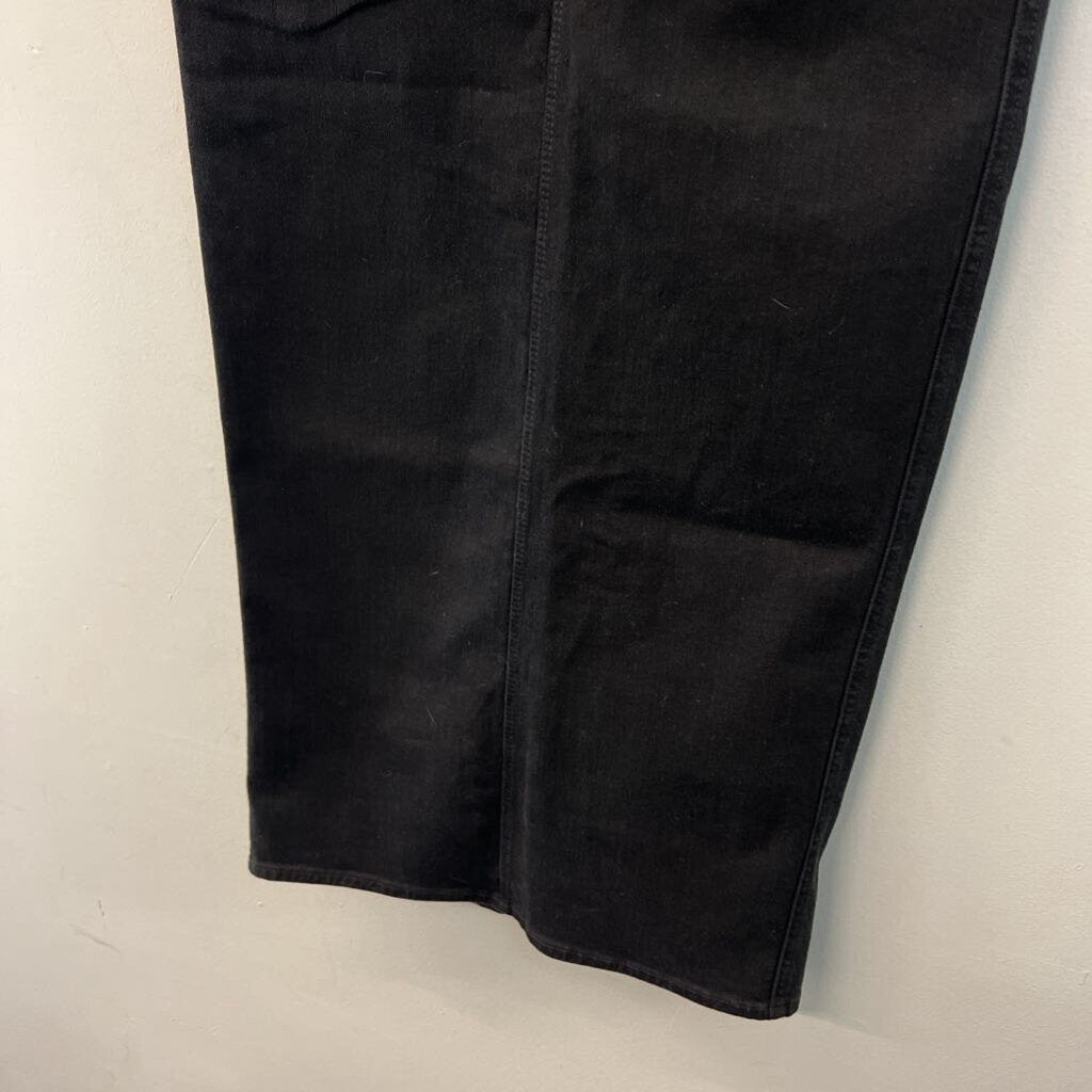 Mother Black Denim Maxi Skirt 28