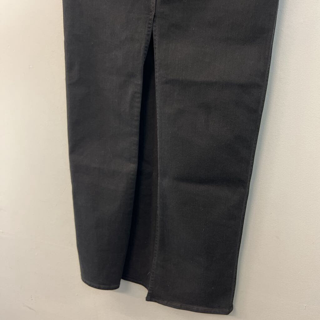 Mother Black Denim Maxi Skirt 28