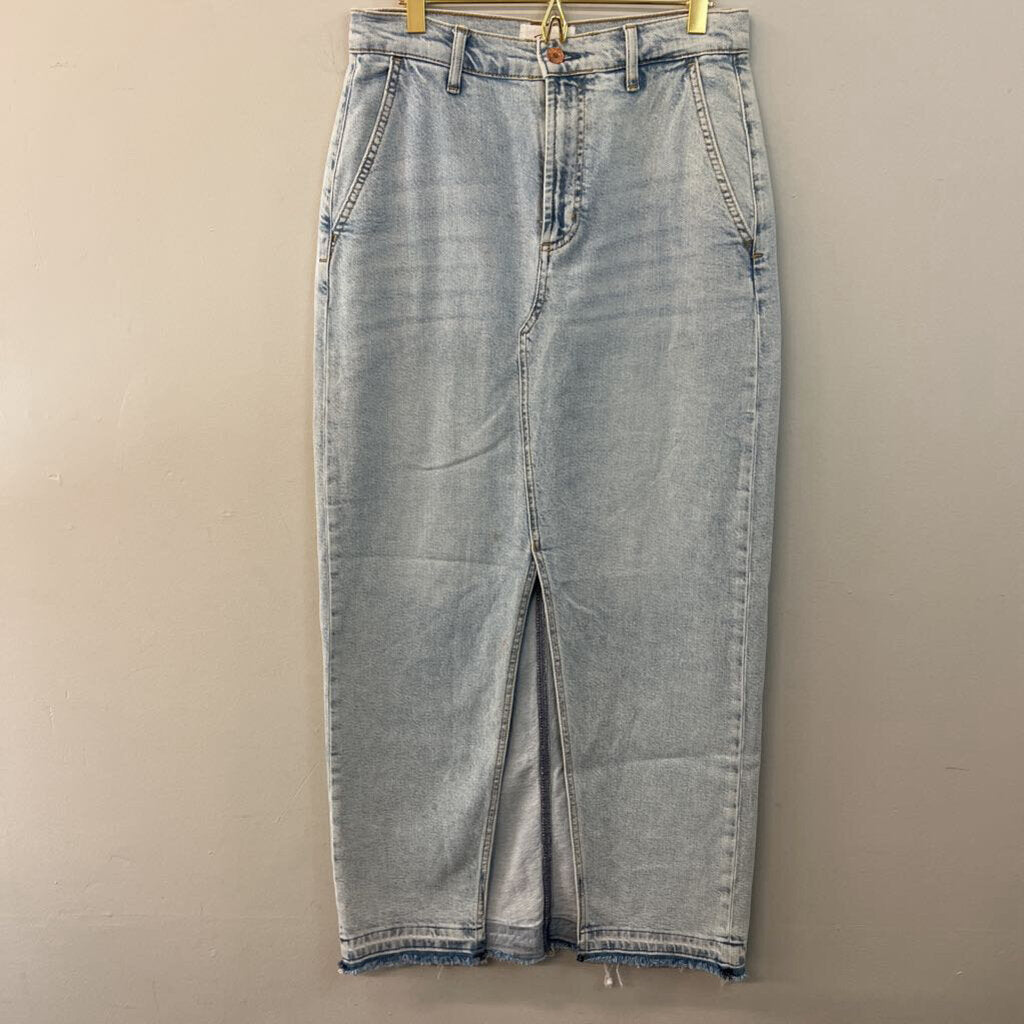 Rails Light Wash Denim Maxi Skirt 27