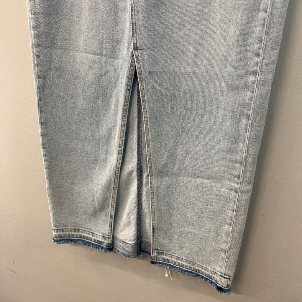Rails Light Wash Denim Maxi Skirt 27