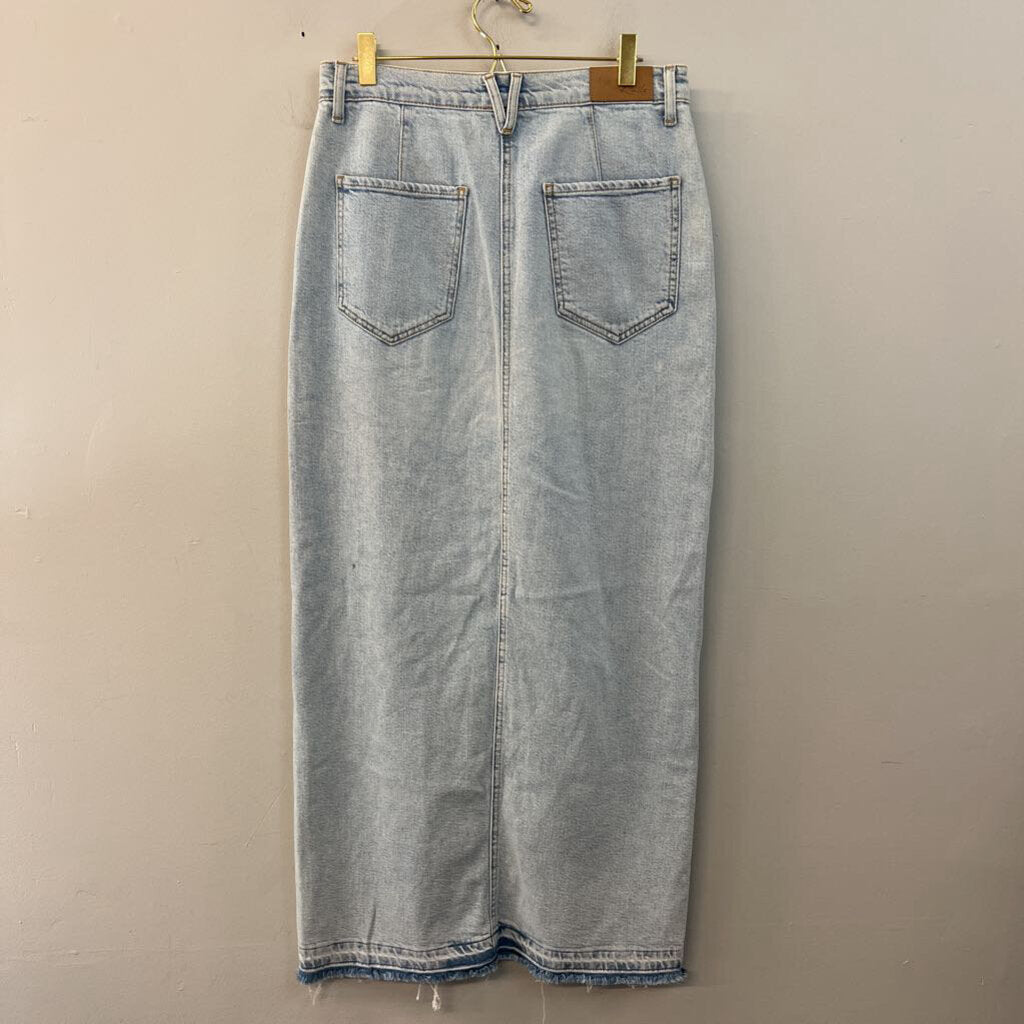 Rails Light Wash Denim Maxi Skirt 27
