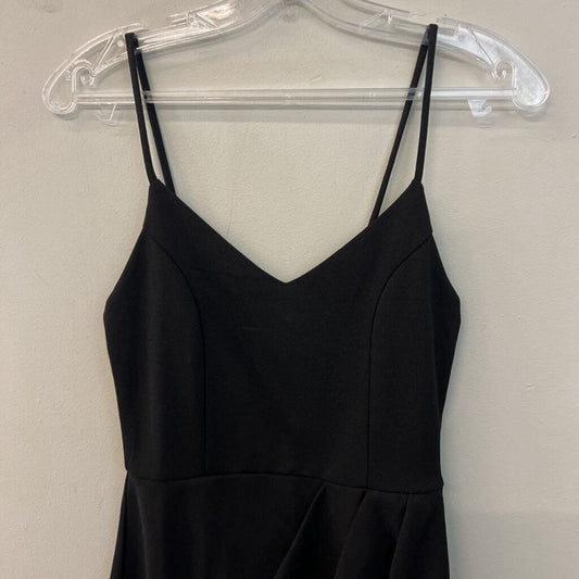 Lulus Black Fitted Short Formal Dress Extra Small