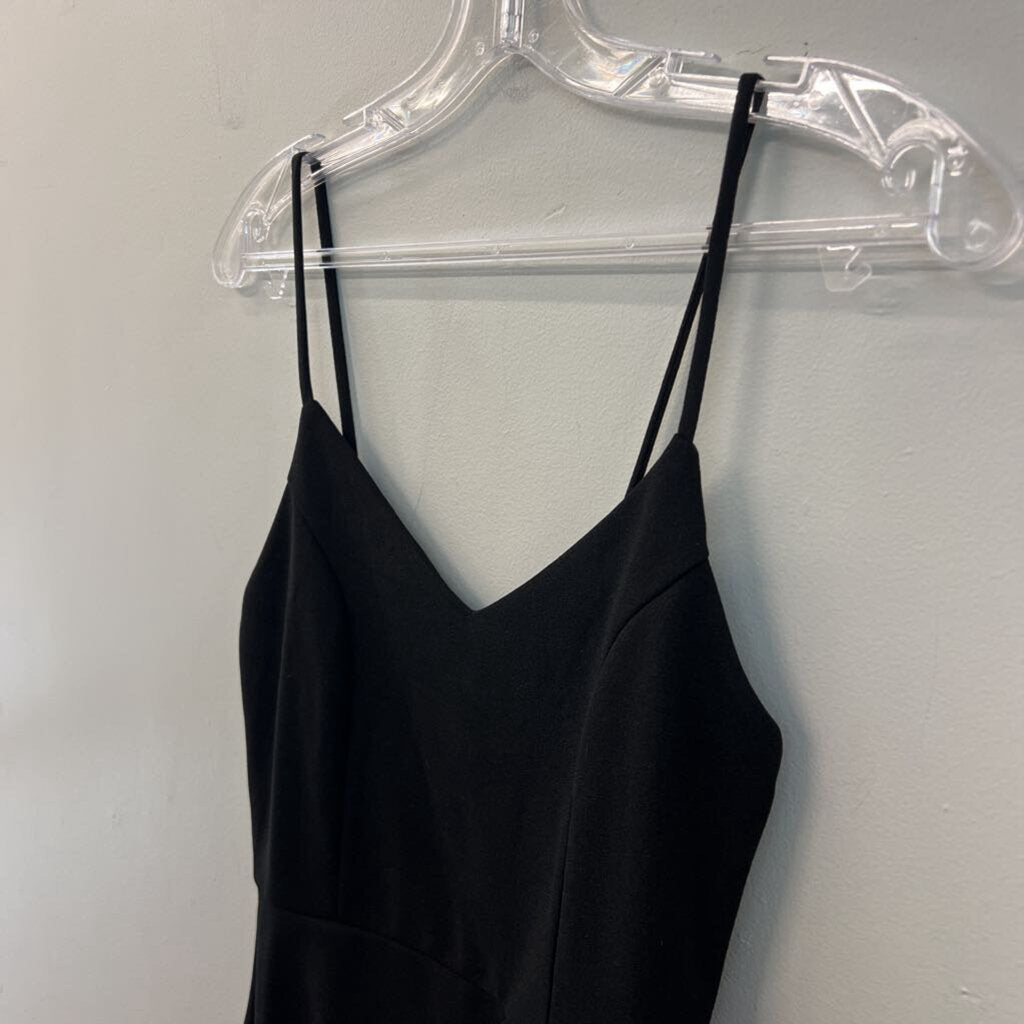 Lulus Black Fitted Short Formal Dress Extra Small