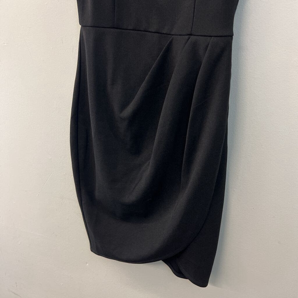 Lulus Black Fitted Short Formal Dress Extra Small